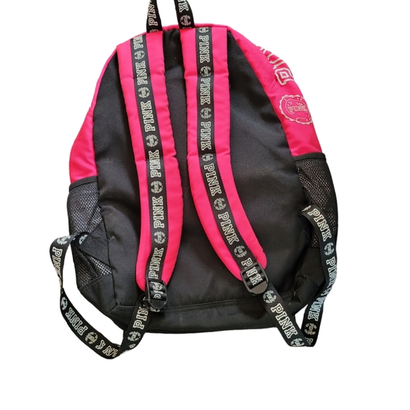 Vintage Victoria's Secret Pink... Pink, Black & Grey Backpack - Picture 2 of 7